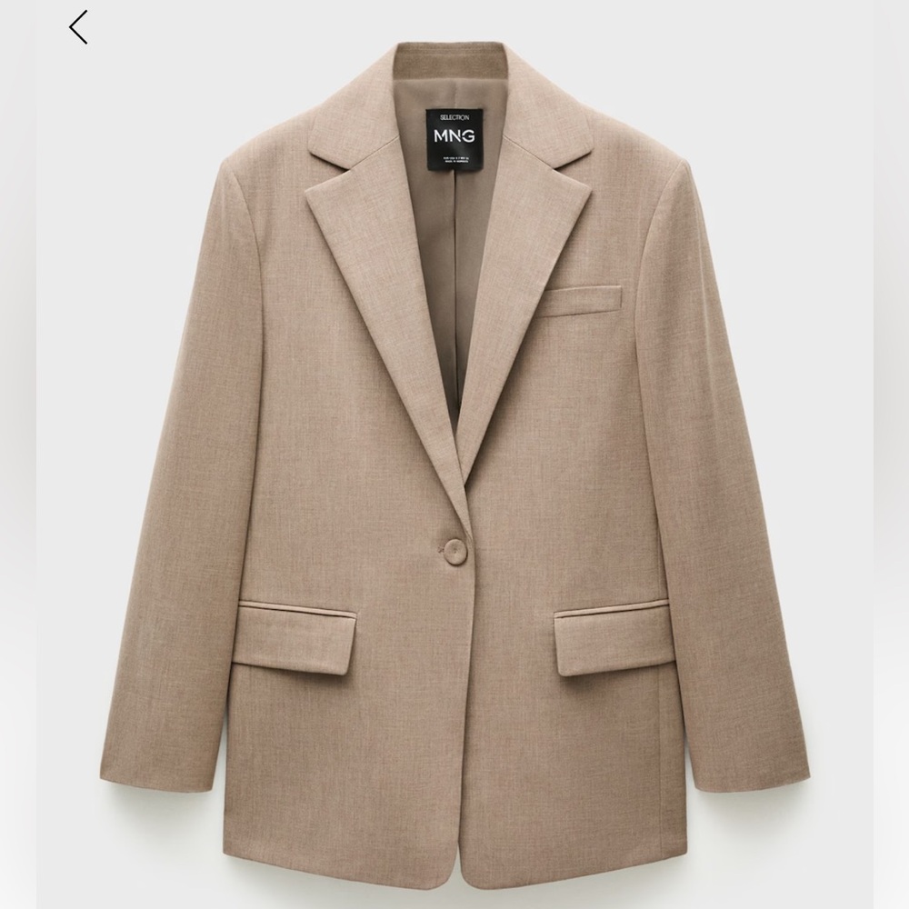 Mango Tan Blazer & Suit Jacket - image 7